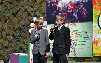 Детский пасхальный праздник в храме св. Дмитрия Донского