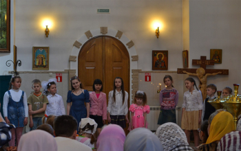 Пасха 2012: Концерт учащихся детской воскресной школы храма Дмитрия Донского