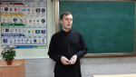 Представитель отдела по делам молодежи Борисовской епархии встретился с учащимися выпускных классов