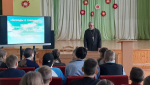 Беседа с учащимися в Лошницкой средней школе