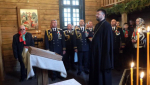 В Хатыни протоиерей Павел Яцукович совершил литию по погибшим в годы Великой Отечественной войны