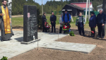 Освящение памятника погибшим воинам ВОВ