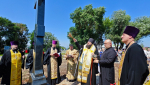 Освящение поклонного креста на въезде в город Борисов