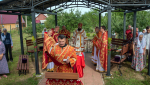Торжественное богослужение в честь святых Царственных страстотерпцев в деревне Юзефово