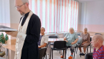 Иерей Сергий Хацкевич молился о здравии пациентов районной больницы