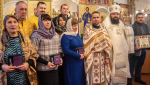 Божественная литургия в Рождественском храме д.Задомля