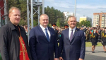 Торжественная церемония принятия военной присяги в Печах