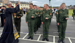 Торжественная линейка в Борисовском кадетском училище