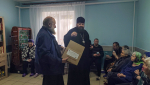 Епископ Амвросий посетил отделение круглосуточного пребывания для граждан пожилого возраста и инвалидов
