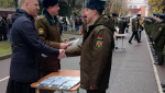 Торжественный митинг посвящённый выпуску курсантов 114-й школы прапорщиков