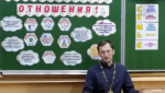 Иерей Артемий Щербицкий на родительском собрании
