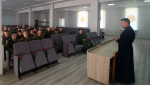 Иерей Сергий Сасыкбаев встретился с новобранцами