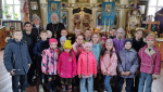 Встреча с детьми в храме святого Архангела Михаила аг.Лошница
