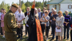 Иерей Александр Лукьянович принял участие в церемонии увековечивания памяти советских военнослужащих