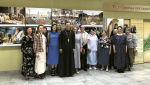 Прихожане храма Рождества Христова посетили фотовыставку «Литургия с Патриархом»