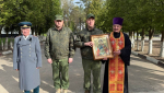 Иерей Сергий Сасыкбаев принял участие в торжественном мероприятии 740-го зенитно-ракетного полка