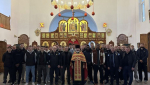 Молебен на всякое доброе дело с футболистами ФК “БАТЭ” 