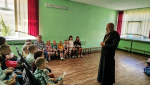Иерей Александр Лукьянович поздравил воспитанников детского социального приюта с Днём защиты детей