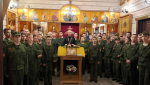 Первокурсники кадетского училища посетили храм святого великомученика Димитрия Солунского