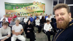 Иерей Антоний Семилет в Плещеницком училище олимпийского резерва