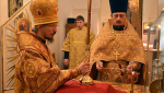 Епископ Борисовский Вениамин совершил Литургию в день Св. Спиридона Тримифунтского