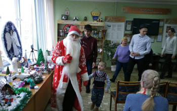 Поздравление с Рождеством Христовым членов клуба «Солнышко»