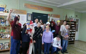 Поздравление с Рождеством Христовым членов клуба «Солнышко»