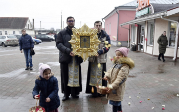В Воскресенский кафедральный собор прибыл образ Пресвятой Богородицы Жировичской