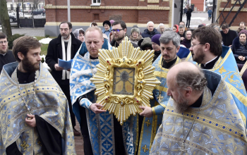 В Воскресенский кафедральный собор прибыл образ Пресвятой Богородицы Жировичской