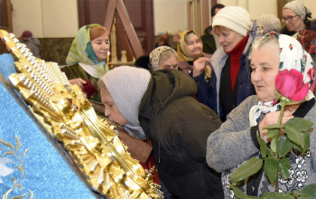 В Воскресенский кафедральный собор прибыл образ Пресвятой Богородицы Жировичской