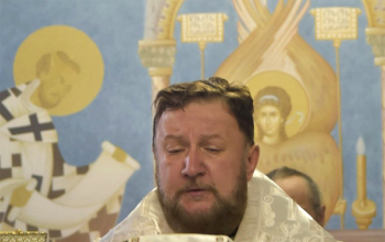 Освящение домового храма Борисовского епархиального управления