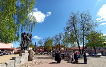 У памятника основателя города Борисова совершена заупокойная лития