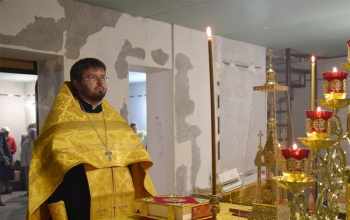 В Князь-Владимирском храме г. Борисова совершена первая Литургия