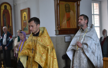 Молебен о мире в Беларуси в храме Рождества Христова г. Борисова