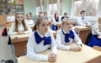 Представитель отдела по делам молодежи Борисовской епархии встретился с учащимися выпускных классов