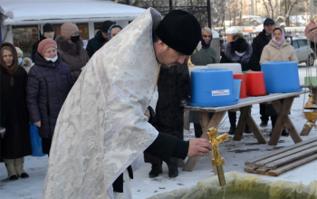 Праздник Крещения в храме Рождества Христова г. Борисова