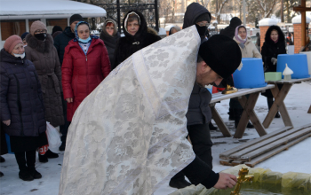 Праздник Крещения в храме Рождества Христова г. Борисова