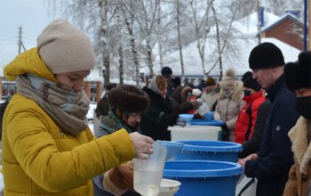 Праздник Крещения в храме Рождества Христова г. Борисова