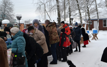 Праздник Крещения в храме Рождества Христова г. Борисова