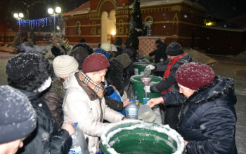 Крещения Господня в кафедральном соборе Воскресения Христова г.Борисова