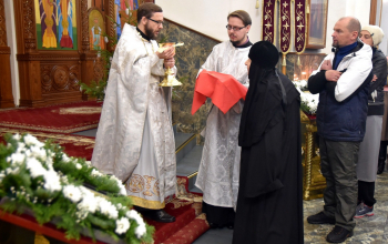 В праздник Крещения Господня митрополит Вениамин в кафедральном соборе Воскресения Христова г.Борисова