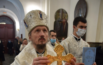 В праздник Крещения Господня митрополит Вениамин в кафедральном соборе Воскресения Христова г.Борисова