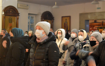 Праздничная литургия в храме Рождества Христова г. Борисова