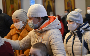 Праздничная литургия в храме Рождества Христова г. Борисова