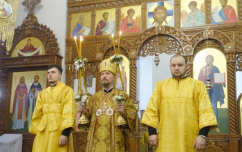 Прощённое воскресенье: Божественная литургия в кафедральном соборе Воскресения Христова
