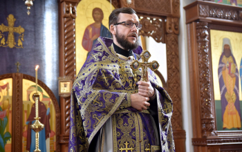 Митрополит Вениамин в кафедральном соборе Воскресения Христова