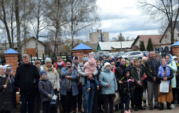 Вербное воскресенье в храме Рождества Христова 25.04.2021