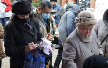 Вербное воскресенье в храме Рождества Христова 25.04.2021