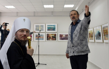 Открытие выставки акварели Владимира Рынкевича «О земном и небесном»