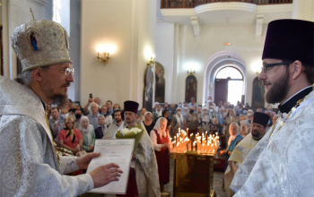 Троицкая родительская суббота в кафедральном соборе Воскресения Христова г. Борисова